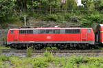 111 121-0 zieht Ende Juli 2020 RE4 Richtung Aachen durch Ennepetal.