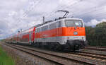Lokomotive 111 111-1 am 20.08.2021 in Duisburg.