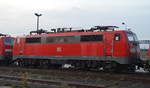 DB 111 119-4 beim Bw Leipzig Süd 13.12.2019