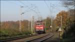 Der Sonne entgegen! Die 111 009-7 mit dem Wupperexpress (RE4) am Haken,unterwegs bei Rimburg auf der Kbs 485 am 22.11.2014.
