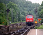 Ein Nachschuss von der 111 093 DB  schiebt den RE4 aus Dortmund-Hbf nach Aachen-Hbf und fuhr durch Kohlscheid in Richtung Richterich,Laurensberg,Aachen-West,Aachen-Schanz,Aachen-Hbf.