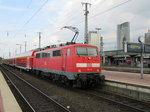 111 111-1 mit RE 4 nach Aachen in Dortmund HBf.