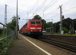 111 191 DB kommt die Kohlscheider-Rampe hoch aus Richtung Neuss,Herzogenrath mit dem RE4 aus Dortmund-Hbf nach Aachen-Hbf und fährt durch Kohlscheid in Richtung
