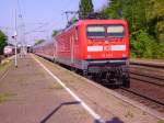 112 141-7 f�hrt mit dem SCHLEX nach Hamburg.