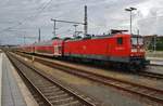 112 143 erreicht am 25.6.2017 mit dem RE8 (RE21414) von Hamburg Hauptbahnhof nach Lübeck-Travemünde Strand den Lübecker Hauptbahnhof.