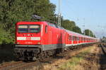 112 189-6 mit Kreuzfahrer 13290 von Warnem�nde nach Berlin Ostbahnhof bei der Durchfahrt am 20.08.2017 in Rostock-Bramow.