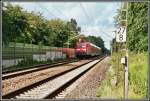 Die heutige Dortmunder 112 158 eilt mit einem RE2  RHEIN-HAARD-EXPRESS  bei Haltern am See dem Ziel M�nchengladbach entgegen.