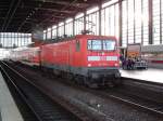 BR112 171 am Ende eines RE im Bahnhof Berlin Zoologischer Garten.