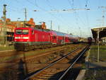 Am 30.10.2017 kam die 112 164 mit ihrem RE aus Richtung Magdeburg nach Stendal und fuhr weiter in Richtung Uelzen.