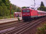 112 150-8 verl�sst Elmshorn mit dem RE nach Kiel.