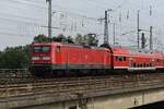 Mit einem Dostock verlässt hier die 112 138 Heilbronn in Richtung Stuttgart.