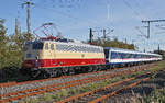 Zum Revierderby am 26.10.2019 (Schalke gegen BVB) kam die neue Lokomotive 112 268-8 zu ihrer Premiere (in Dortmund).