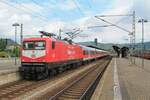 Am letzten Wochenende war wieder die DB Gebrauchtzug- Miete mich -112 139-1 mit WFL-Wagengarnitur als Entlastungszug im Franken-Thüringen-Express-Dienst (RE42 Nürnberg-Leipzig) im Einsatz.
