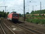 BR 112 157-3 mit RE 11 am Haken,durch BO-Ehrenfeld,voll Power,  nach Paderborn (29.08.2007)  