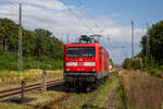 112 119 kam am 02.07.2023 als Lz in Demmin an, um den liegen gebliebenen 3508 abzuholen.