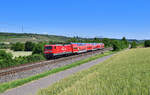 112 170 mit einem Ersatzzug am 25.06.2023 bei Winterhausen.