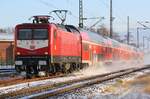 DB 112 101-1 | RE3 | Anklam | Winter Januar 2026