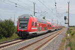 Am 15.07.2026 schob 112 174 ihren RE3 nach Lutherstadt Wittenberg in den Haltepunkt Bl�nsdorf.