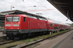 Am 29. August 2026 stand 112 111 mit ihrem RE5 nach Berlin S�dkreuz im Rostocker Hbf