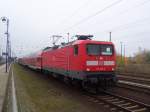 Wegen Bauarbeiten zwischen Berlin Ostbahnhof und K�nigs Wusterhausen fuhren die Linien des RE2 und der RB 14 nur bis K�nigs Wusterhausen.