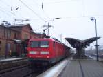 R�ckansicht des RE2 nach Cottbus.