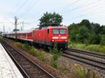 112 157 zieht einen FBZ in Richtung M�nchen.