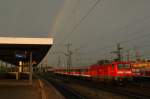 112 148 in N�rnberg mit Regenbogen.