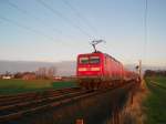 112 141-7 schiebt am 28.12.08 den RE 21422 Hamburg Hbf - L�beck Hbf in den Bahnhof Reinfeld (Holst.) zum Planhalt.