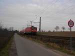 112 151-8 legt sich am 22.01.09 mit RE 21423 L�beck Hbf - Hamburg Hbf bei Altenfelde in eine kurve.