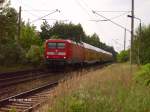 112 114 erreicht mit dem RE1 gleich Eisenh�ttenstadt.01.07.07