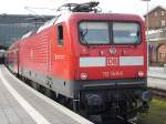 Sie sind die Stammloks vor den RE-Z�gen nach Hamburg nach der Elektrifizierung die Kieler 112er.Hier stand die Kieler 112 149 nach ihrer Ankunft aus Hamburg am 28.November 2009 in L�beck um dann in