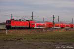 F�r 112 124-3 mit RE 38168 Cottbus Hbf.