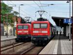 112er Treffen im Bhf Neustrelitz.