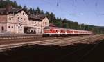 Diese Aufnahme des Bahnhofs Jossa war vor der Er�ffnung der Schnellfahrstrecke Fulda-W�rzburg nie m�glich denn dieser Bahnhof fungierte auf Grund seiner umfangreichen Gleisl�ngen als �berholbahnhof