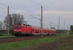112 116-9 kommt hier mit einem RE der Linie 2 von Cottbus nach Rathenow durch L�pten gefahren.