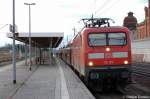 112 109 mit dem RE2 (RE 38173) nach K�nigs Wusterhausen in Rathenow.