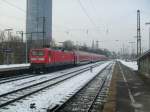 Hier f�hrt 112166 mit ihrem RE7 am 3.12.