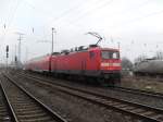 112 169 mit einem Regionalexpress am 01.02.2011 von Uelzen �ber Stendal nach Halle/Saale.
