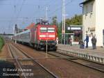 Vorbei ist die Zeit in der die IR Berlin-Chemnitz von BR112 gezogen wurden.
