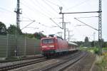 112 128 f�hrt am 23.08.2011 in Lehrte ein.