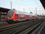Der IRE Zug der normaler Weise Magdeburg-Berlin f�hrt,fuhr heute den RE 20 Halle-Uelzen am 09.10.2011 in Stendal.