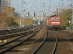 Nach der Ausfahrt aus Berlin Zoologischer Garten ging es,f�r 112 123,am 29.Oktober 2011,weiter auf der Stadtbahn zum n�chsten Halt Berlin Hbf.