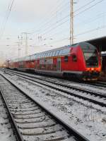 Am 05.02.2012 fuhr 112 139 mit dem IRE Zug (OTTO HAT ZUGKRAFT) (Berlin->Magdeburg)als RE 20 (RE17715)Uelzen->Salzwedel->Stendal->Magdeburg->K�then->Halle/Saale)um 16:08 in Stendal ein.