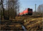 RE nach Stralsund verl�sst Elsterwerda, 17.03.2012