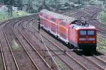 Wendezug, geschoben von 112 157 (Bw K�ln-Deutzerfeld)  kurz vor Hagen Hbf.