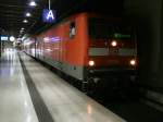 Halt im Bahnhof Berlin Potsdamer Platz,am 14.Juli 2012,f�r 112 188 mit dem RE 4362 Berlin S�dkreuz-Rostock.
