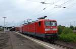 112 159 stand am 05.08.2012 mit einem RE in L�hne(Westfalen).