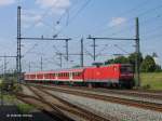 112 151 schiebt RB 11924 nach Aum�hle;  B�chen, 04.07.2005  