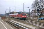 112 183 mit dem RE2  ODEG  (RE 37369) von Cottbus nach Wittenberge, bei der Einfahrt in den Bahnhof K�nigs Wusterhausen.