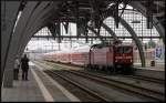 112 149-0  Fuhr mit seinem Re um 09:47:04 Uhr 20Min fr�her als Sonderzug (41 096) der auf dem selben Gleis eintraf.